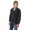Maglione in lana merino grigia - M