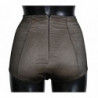 Slip Intimo Beige Con Rete Nera - IT - XS