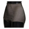 Slip Intimo Beige Con Rete Nera - IT - XS