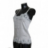 Lingerie chemisole con abito in pizzo di seta verde - IT - XS