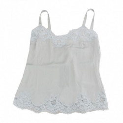 Lingerie chemisole con abito in pizzo di seta verde - IT - XS