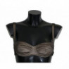Intimo Reggiseno Regg Balconcino Imbottito Marrone - IT2 - S