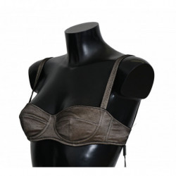 Intimo Reggiseno Regg Balconcino Imbottito Marrone - IT2 - S