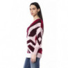 Maglione in lana bordeaux - S