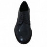 Scarpe formali con vestito derby in pelle blu - EU39/US6