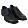 Scarpe formali con vestito derby in pelle blu - EU39/US6
