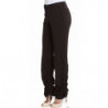 Pantaloni casual elasticizzati marroni - IT38 - S
