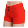Mini denim di cotone arancione a vita media - IT36 - XS