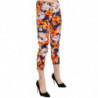 Pantaloni skinny slim fit con stampa floreale blu - IT42-M