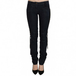 Pantaloni skinny blu vita...