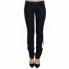 Pantaloni skinny blu vita bassa Pantaloni stringati intrecciati - W26