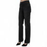 Jeans con pantaloni in denim dritto a vita alta lavati neri - W30