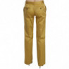 Pantaloni formali dritti giallo senape - IT40-S
