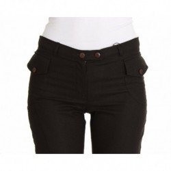 Pantaloni eleganti casual in lana marrone - IT42-M