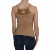 Camicetta senza maniche beige con spalline sottili - IT40-S