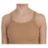 Camicetta senza maniche beige con spalline sottili - IT40-S