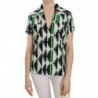 Camicetta con scollo alto multicolore - IT40-S