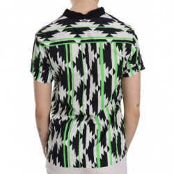 Camicetta con scollo alto multicolore - IT40-S