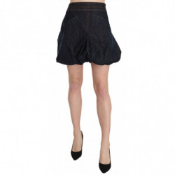 Mini jeans a trapezio in...