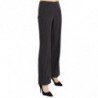 Pantaloni eleganti in cotone elasticizzato a righe nere - IT42-M