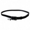 Cintura vita fibbia velluto pelle nera - 100 CM / 40 INCHES