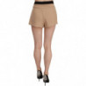 Pantaloncini Mini short a vita media in cotone beige - IT42-M