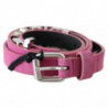 Cintura vita fibbia metallo cromato argento rosa - 90 CM / 36 INCHES