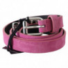 Cintura vita fibbia metallo cromato argento rosa - 90 CM / 36 INCHES