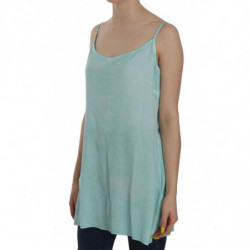 Camicetta blu senza maniche con spaghetti - IT46-XL
