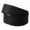 Cintura in vita con logo ampio in vera pelle nera - 60 CM / 24 INCHES