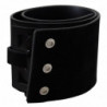 Cintura fibbia ampia logo argento pelle nera - 70 CM / 28 INCHES