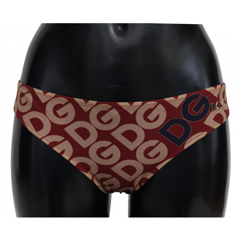 Costume da bagno bikini beachwear stampa logo DG multicolore - IT2 - S