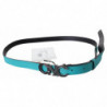 Cintura fibbia argento logo pelle verde blu - 85 CM / 34 INCHES