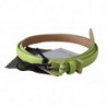 Cintura fibbia verde argento chartreuse pelle verde - 85 CM / 34 IN