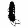 Sandali scarpe spillo cinturino pelle scamosciata nera - EU36/US5.5