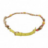 Cintura vita cristalli multicolori color oro giallo - 70 CM / 28 IN