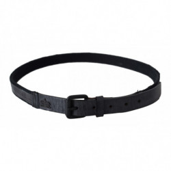Vita con fibbia con logo in pelle nera - 95 CM / 38 INCHES