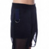 Pantaloncini in poliestere nero - XL