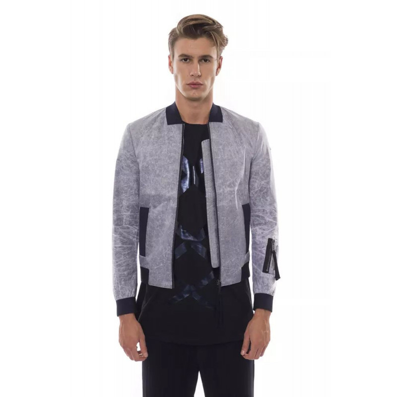 Giacca in poliestere grigio - XS