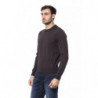 Maglione in lana merino marrone - XL