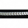 Bracciale uomo in acciaio anallergico cromato-satinato - Trama 1