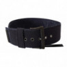 Cintura lusso vita fibbia larga pelle nera - 70 CM / 28 INCHES