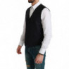 Gilet Blu Gilet Formale in Lana Stretch - IT48 - M