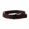 Cintura vita fibbia larga pelle marrone scuro - 70 CM / 28 INCHES