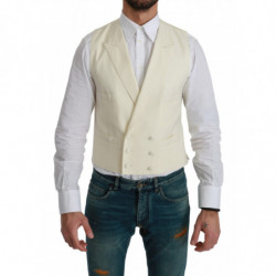 Gilet bianco formale in...