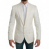Blazer formale monopetto color crema SICILIA - IT46 - S