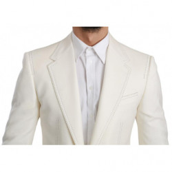Blazer formale monopetto color crema SICILIA - IT46 - S