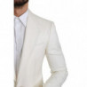 Blazer formale monopetto color crema SICILIA - IT46 - S