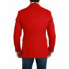 Blazer giacca cappotto slim fit in cashmere rosso - IT46 - S