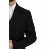 Giacca slim fit nera Cappotto Blazer in lana - IT54 - XL